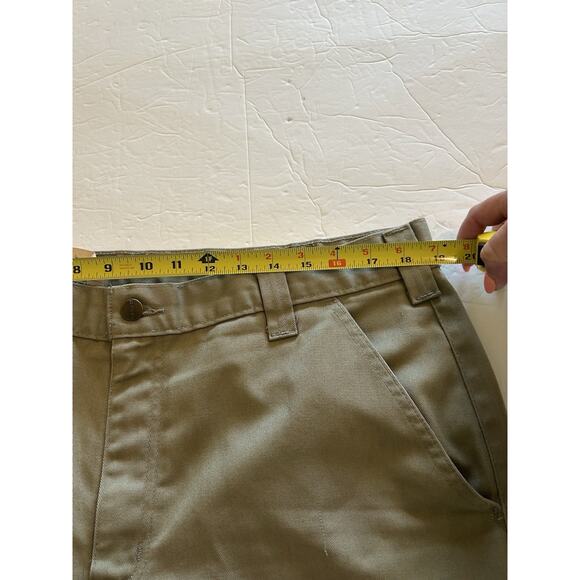 Carhartt Khaki 36x30 Chino Pants Relaxed Fit Washed Twill Tan Mens Casual Logo - Picture 10 of 12